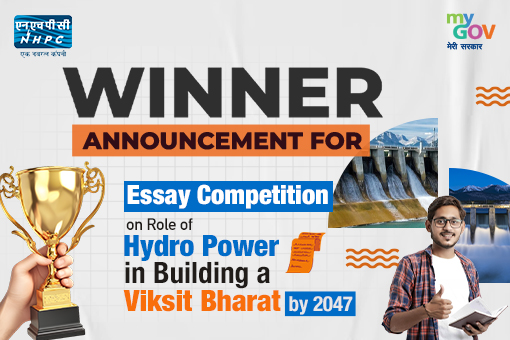Winner Announcement for Essay Competition on Role of Hydro Power in Building a Viksit Bharat by 2047