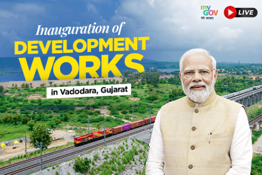PM Modi lays foundation stone, inaugurates various development works in Vadodara