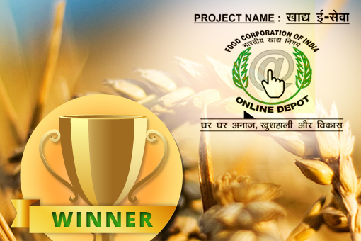Image of Winner of the Contest for Designing the Project Name, Logo and a Tagline for FCI Depot Online System
