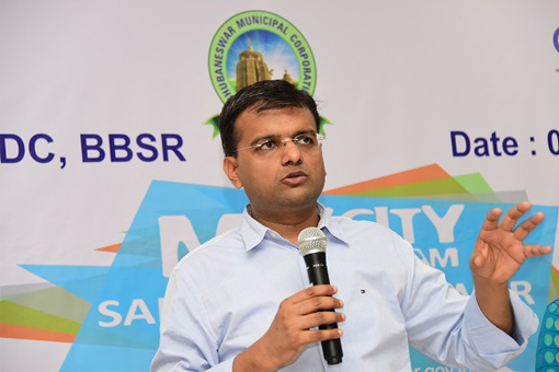 Image of Radio interview for round 2 of the Bhubaneswar citizens connect initiative