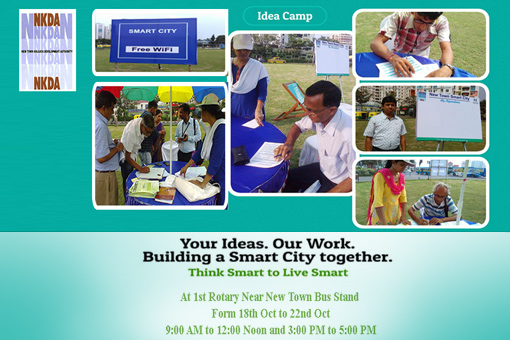 Image of Citizen Engagement : Another Puja Initiative Special Kiosk cum Walk in Idea Camp at a Key Location of New Town Kolkata