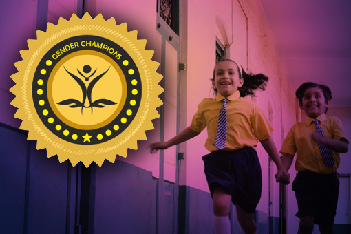 Image of Announcement of winner of Badge Design Competition for Gender Champions