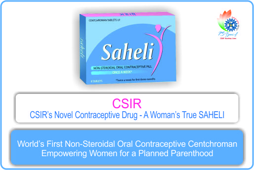 Image of CSIR’s Novel Contraceptive Drug-A Woman’s True Saheli