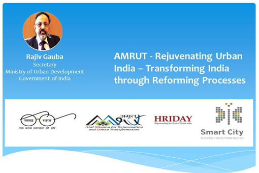 Image of AMRUT – Rejuvenating Urban India – Transforming India through Reforming Processes