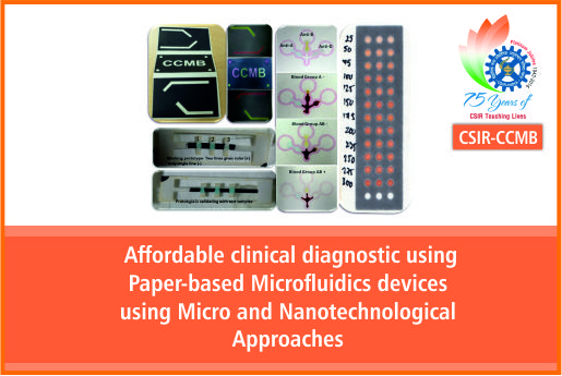 Image of CSIR – CCMB Work towards Paper Microfluidics Based Affordable Diagnostics