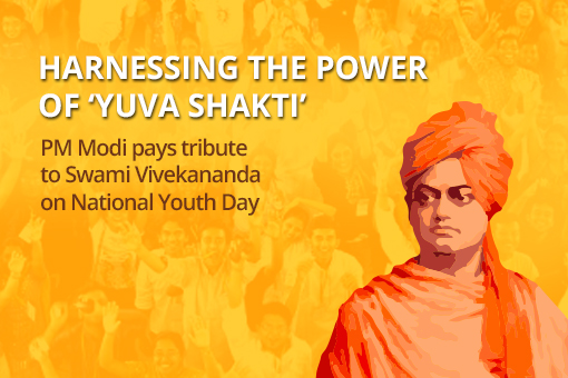 Image of Harnessing the power of “Yuva Shakti” – PM Modi pays tribute to Swami Vivekananda on National Youth Day