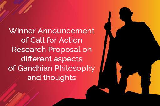 Image of Winner Announcement of Call for Action Research Proposal on different aspects of Gandhian Philosophy and thoughts