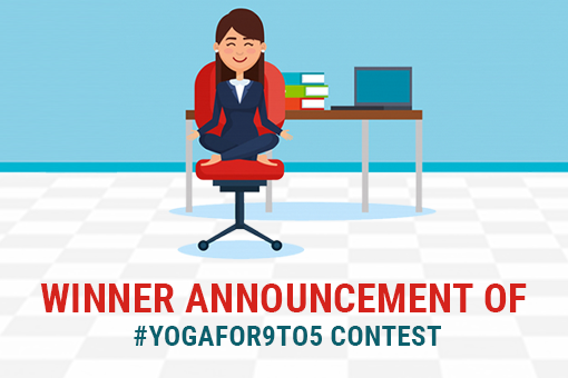 Image of Winner Announcement of #YogaFor9To5 Contest