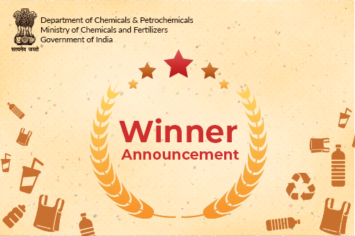 Image of Winner announcement of Slogan Writing, Paragraph Writing and Innovation Challenge conducted by Department of Chemicals and Petrochemicals