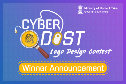 Image of Winner Announcement of Ministry of Home Affair’s CyberDost Logo Contest