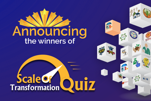 Image of Winner Announcement of Scale of Transformation Quiz