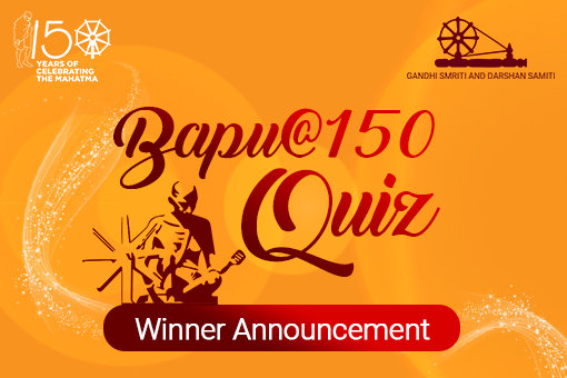 Image of Gandhi Quiz Winner Announcement of Seventh, Eighth and Ninth Week
