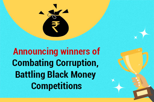 Image of Winner Announcement of Combating Corruption Battling Black Money Corruption Contest