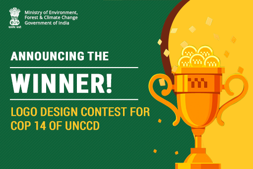 Image of Winner Announcement of Logo Design Contest for COP 14 of UNCCD
