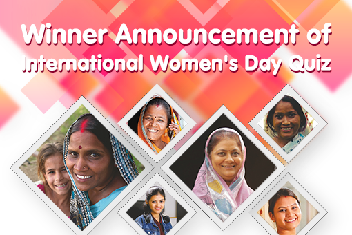 Image of Winner Announcement of International Women's Day Quiz