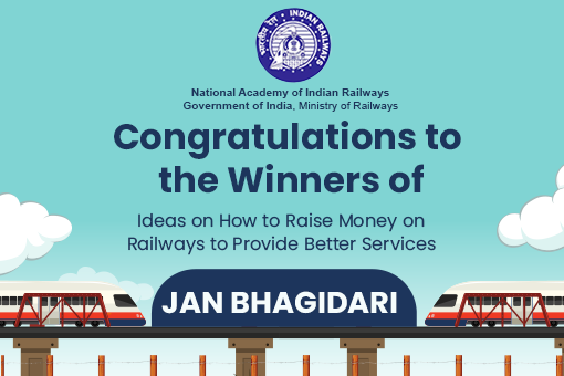 Image of Winner Announcement of Ideas on How to Raise Money on Railways to Provide Better Services (Jan Bhagidari)