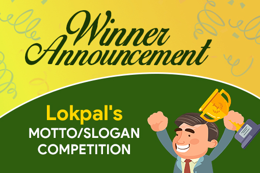 Image of Winner Announcement of Lokpal’s Motto/Slogan Competition