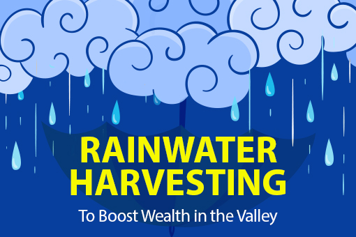 Image of Rainwater Harvesting to boost wealth in the valley