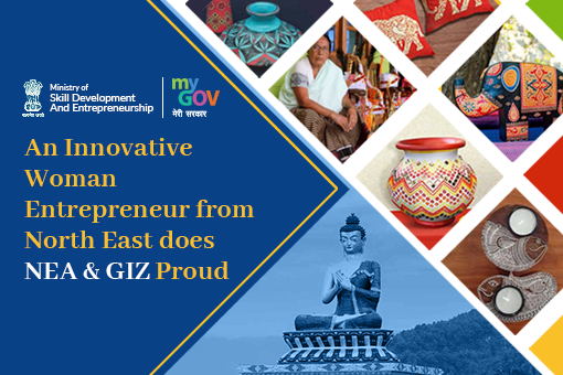 Image of An Innovative Woman Entrepreneur from North East does NEA & GIZ Proud