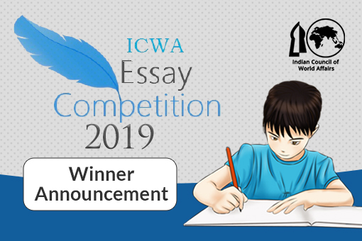 Image of Winner announcement for the ICWA Essay Competition ,2019