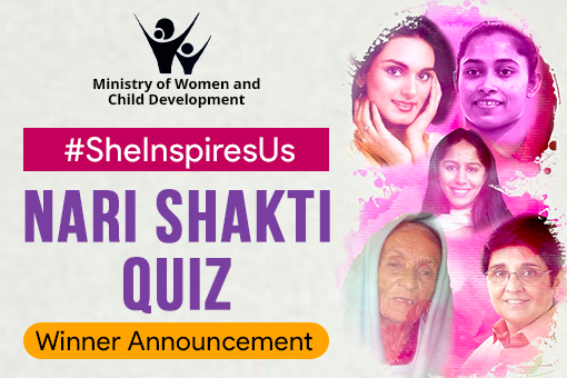 Image of Winner Announcement of Nari Shakti Quiz