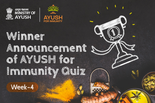 Image of Winner Announcement of Ayush For Immunity Quiz: Week-4