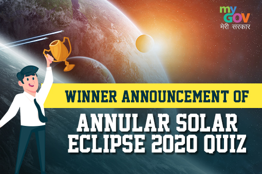 Image of Winner Announcement of Annular Solar Eclipse 2020 Quiz