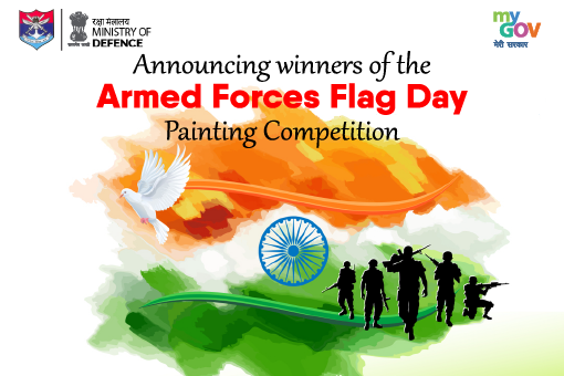 Image of Winner Announcement of Armed Forces Flag Day Painting Competition