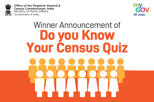 Image of Winner Announcement of Do you Know Your Census Quiz