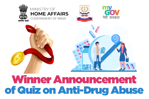 Image of Winner Announcement of Quiz on Anti-Drug Abuse