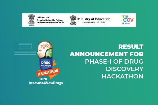 Image of Result Announcement for Phase-I of Drug Discovery Hackathon 2020