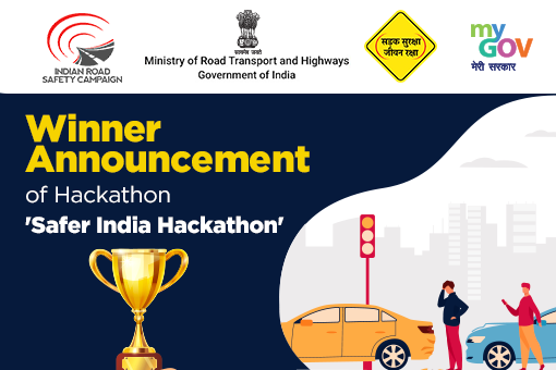 Image of Winner Announcement of Safer India Hackathon