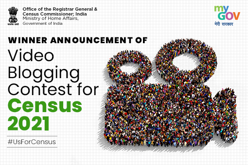 Image of Winner Announcement of Video Blogging Contest for Census 2021