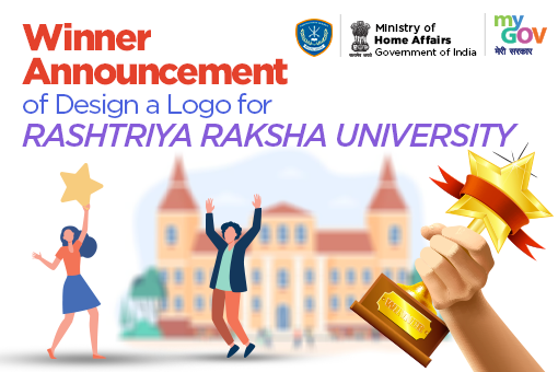Image of Winner Announcement of Design a Logo for Rashtriya Raksha University