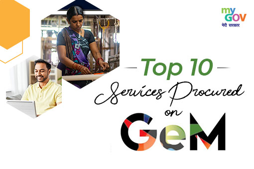 Image of Top 10 Services Procured on GeM