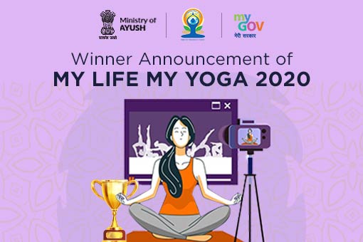 Image of Winner announcement of My Life My Yoga-2020