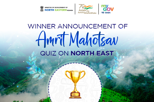 Image of Winner Announcement of Amrit Mahotsav Quiz on North East