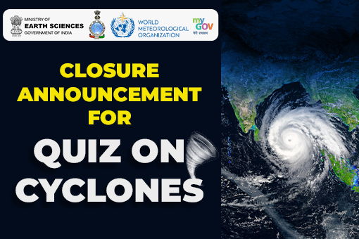 Image of Closure Announcement for Quiz on Cyclones