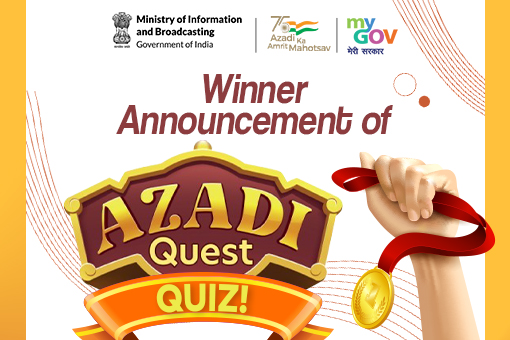 Image of Winner Announcement for Azadi Quest Quiz
