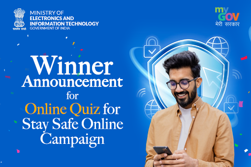 Image of Winner Announcement of Online Quiz for Stay Safe Online Campaign