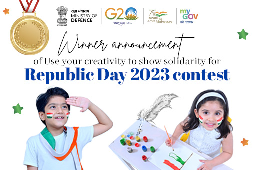 Image of Winner Announcement for the “Use your creativity to show solidarity for Republic Day 2023” Activity