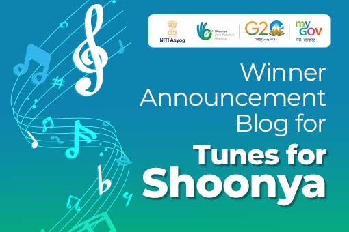 Image of Winner Announcement for the Tunes For Shoonya – A Jingle Competition for Shoonya – Zero Pollution Mobility campaign