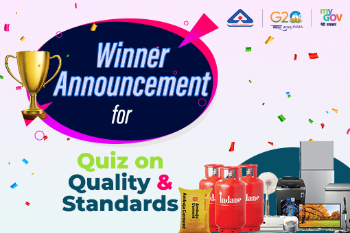 Image of Winner Announcement for Quiz on Quality and Standards