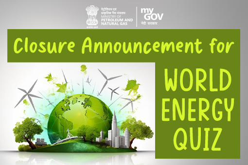 Image of Closure Announcement for World Energy Quiz
