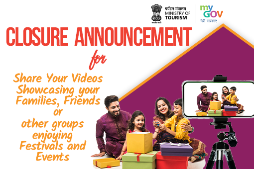 Image of Closure Announcement for Share Your Videos Showcasing your Families, Friends or other groups enjoying Festivals and Events