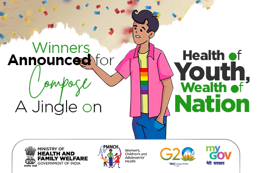 Image of Winner Announcement for Compose a Jingle on Health of Youth Wealth of Nation