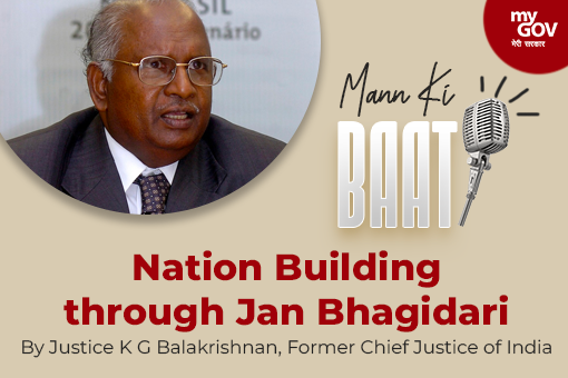 Image of Mann ki Baat: Nation Building through Jan Bhagidari