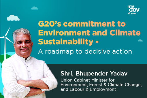 Image of G20’s commitment to Environment and Climate Sustainability – A roadmap to decisive action