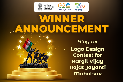 Image of Winner Announcement Blog for Logo Design Contest for Kargil Vijay Rajat Jayanti Mahotsav