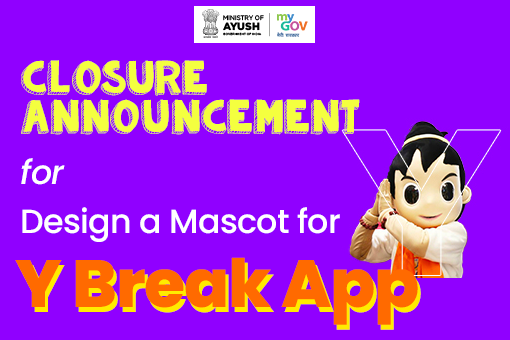 Image of Closure Announcement for Design a Mascot for Y Break App